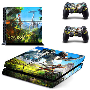 Game Horizon Zero Dawn PS4 Skin Sticker Decal for Sony PlayStation 4 Console and 2 Controller Skin PS4 Sticker Vinyl Accessory