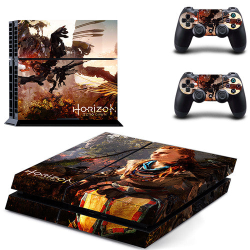 Game Horizon Zero Dawn PS4 Skin Sticker Decal for Sony PlayStation 4 Console and 2 Controller Skin PS4 Sticker Vinyl Accessory