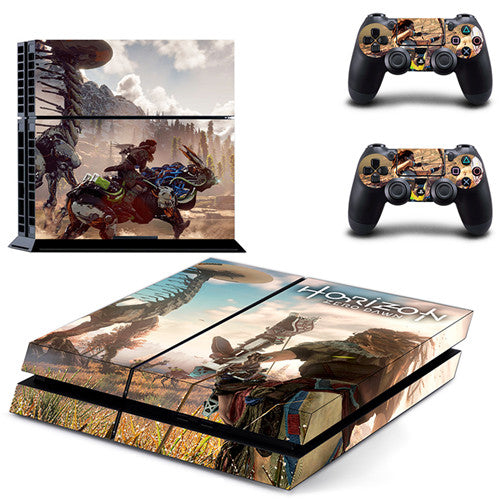 Game Horizon Zero Dawn PS4 Skin Sticker Decal for Sony PlayStation 4 Console and 2 Controller Skin PS4 Sticker Vinyl Accessory