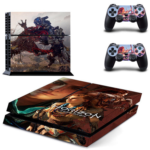 Game Horizon Zero Dawn PS4 Skin Sticker Decal for Sony PlayStation 4 Console and 2 Controller Skin PS4 Sticker Vinyl Accessory