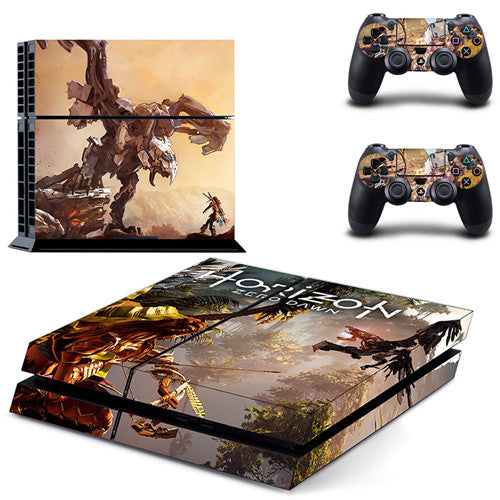 Game Horizon Zero Dawn PS4 Skin Sticker Decal for Sony PlayStation 4 Console and 2 Controller Skin PS4 Sticker Vinyl Accessory