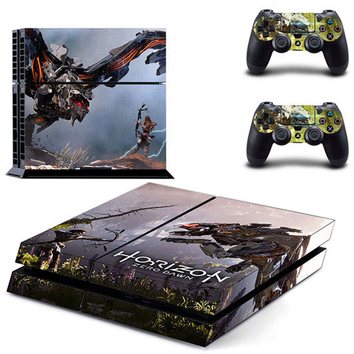 Game Horizon Zero Dawn PS4 Skin Sticker Decal for Sony PlayStation 4 Console and 2 Controller Skin PS4 Sticker Vinyl Accessory