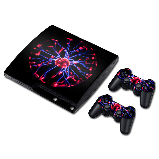 New arrival for ps3 slim For Sony Playstation 3 Slim decals game accessories decal cover skin sticker