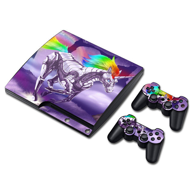 New arrival for ps3 slim For Sony Playstation 3 Slim decals game accessories decal cover skin sticker